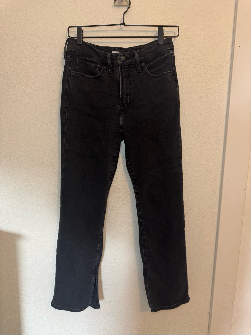 Good American High-Rise Black Women's Jeans 4/27